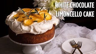 White Chocolate Limoncello Cake with Mascarpone Frosting [upl. by Doe]