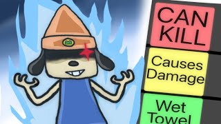 Parappa the Rapper POWERSCALING Tier List [upl. by Sinnal]