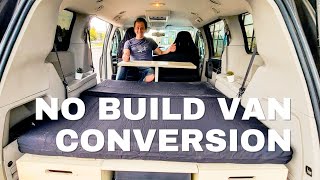 No Build Mini Van Camper Conversion  Dodge Caravan [upl. by Darn]