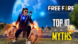 Top 10 Mythbusters in FREEFIRE Battleground  FREEFIRE Myths 271 [upl. by Fezoj]