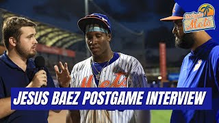 Jesus Baez Postgame Interview [upl. by Frymire]