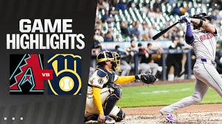 Dbacks vs Brewers Game Highlights 91924  MLB Highlights [upl. by Mercy]