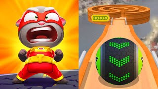 Going Balls VS Talking Tom Hero DashDiscover all the heroesAll Bosses Top Tiktok Gameplay nxtedsz [upl. by Aliahkim]