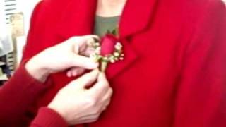 Boutonniere Instructions [upl. by Ocirne554]