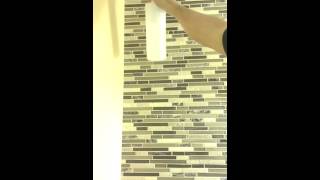 How to Clear Seal a Back Splash in a Bathroom [upl. by Lyda112]