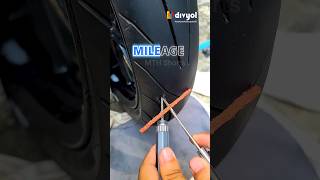 Tubeless Tyre Puncture Repair  Bike  Scooter Mileage amp Engine Performance Tips shorts [upl. by Garihc]