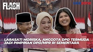 Larasati Moriska Anggota DPD Termuda jadi Pimpinan DPDMPR RI Sementara [upl. by Atikal565]