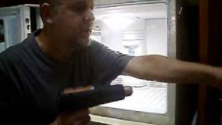 How To Fix A Noisy GE Refrigerator  Freezer Fan temporarily [upl. by Emerej195]