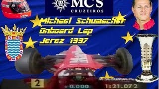 F1 1997  European Gran Prix Jerez de La Frontera  Michael Schumacher Onboard Lap Quali [upl. by Musa]