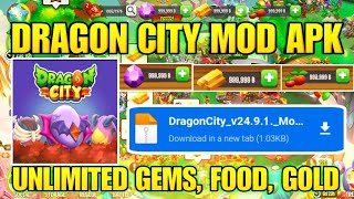 Dragon City Mod Apk v2491 Unlimited Money Gems Gold Dragon City Menu Apk 2491 [upl. by Sunshine266]