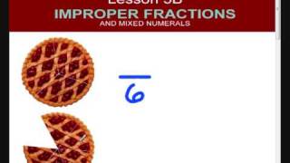 5b Improper Fractions and Mixed Numerals [upl. by Asiat75]