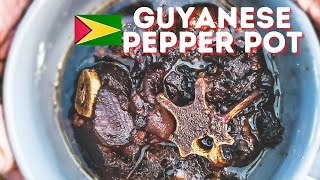 Guyanese PEPPER POT recipe  Delicious Guyanese Recipes  Guyanese Food [upl. by Nicks]