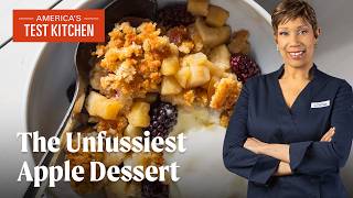 The Unfussiest Dessert AppleBlackberry Betty [upl. by Milty]