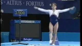 Oksana Chusovitina UZB 2000 Olympic Prelims  Vault 2 [upl. by Nennek]