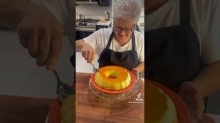 Crème caramelflan flan cremecaramel dessert italianfood italy recipe cook cooking food [upl. by Euqinommod]