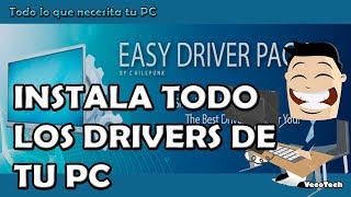 INSTALAR DRIVERS PARA WINDOWS 7  Easy Driver Pack para Win 7 32 y 64 bits [upl. by Neillij]