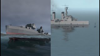 KOLN VS DESTROYER NAVAL ART [upl. by Eirrol]