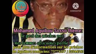 Mohamed Aguibou Sosso thème le port des mèches par nos femmes africaines partie1 [upl. by Jinny161]