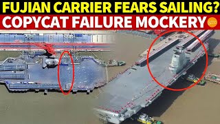 China’s Junk Aircraft Carrier Fears to Sail A Big Joke Due to Copycat Failure [upl. by Lleihsad411]