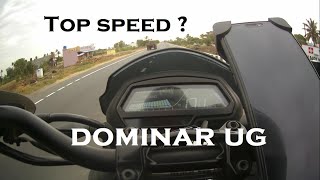 DOMINAR 400 UG TOP SPEED  BAKCHOD BIKER [upl. by Bezanson]