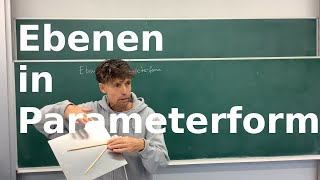 Ebenen in Parameterform [upl. by Yelad]