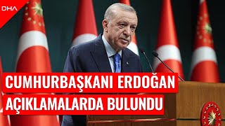 Cumhurbaşkanı Erdoğan Kabine Toplantısı sonrasında açıklamalarda bulundu [upl. by Shep]