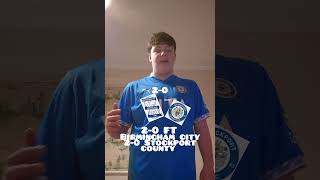 Birmingham city 20 Stockport county reaction viralvideo ytshorts stockportcounty scfc [upl. by Anileme555]