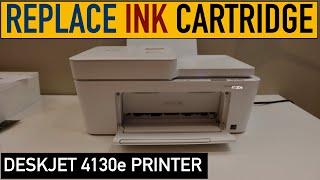 HP DeskJet 4130e Ink Cartridge Replacement Video [upl. by Mmada]