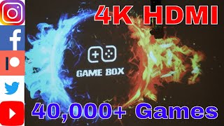 4K HDMI TV Game Stick A Retro Gaming Console  128GB of Storage and Wireless Controller 40000 Games [upl. by Dynah]