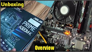 Asus Prime A320M K Unboxing amp Overview  Best Budget AMD Motherboard [upl. by Aiekat]