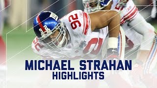 Michael Strahan Career Profile  NFL Legend Highlights [upl. by Nylekoorb]