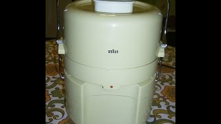 TESTFunktionsprüfung Braun MP50 Multipress Entsafter  Zentrifuge  Type 4154 300WJuicerVintage [upl. by Pauletta179]