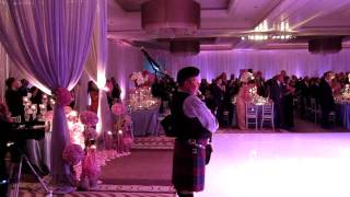 bagpipe entry to wedding dinner hall [upl. by Tabatha]