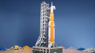 LEGO NASA Artemis Space Launch System Epic Rocket Build [upl. by Zosema]