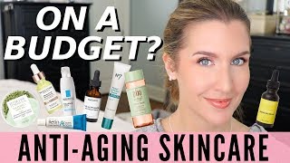 Affordable Anti Aging Skin Care  Products amp Routine  BEAUTY OVER 40 [upl. by Enetsuj]