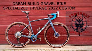 Specialized Diverge 2022 Dream Build GRX 820 Shimano 12 speed Gravel Custom Build of Bike Mechanic [upl. by Natica464]