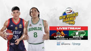 NCAA Season 99  BENILDE vs LETRAN Mens Basketball LIVESTREAM  Replay [upl. by Alema213]