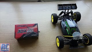 Turnigy Trackstar 30A 116 ESC  Unboxing Fitting and testing  Losi mini eight [upl. by Melas199]