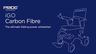 iGo Carbon Fibre Folding Power Wheelchair [upl. by Eissac538]