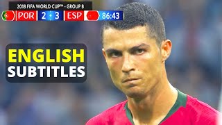 Arabic Commentary  Ronaldos FREEKICK GOAL vs Spain 2018 World Cup [upl. by Paviour748]