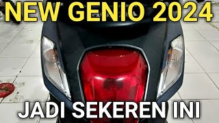 HONDA GENIO 2024 CBS ISS MATTE BLUE [upl. by Aixela]