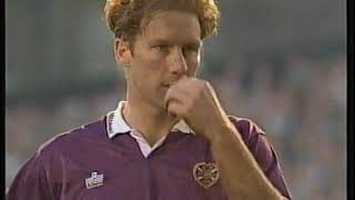 Hearts 3 v Celtic 1 Premier Division Scotsport highlights 16th Nov 1991 [upl. by Hilten]