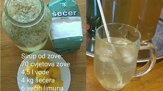 Sirup od zove  Sok od bazge sa limunom  Video recept [upl. by Moselle330]