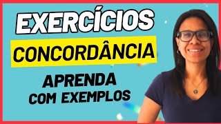 🔥CONCORDÂNCIA EXERCÍCIOS de CONCORDÂNCIA VERBAL E NOMINAL [upl. by Silas]