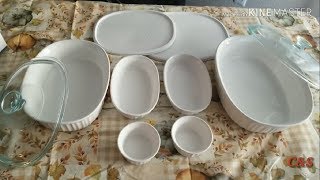 Most elegant Corningware set Microwaveable serving [upl. by Ethelred]