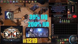 【Path of Exile 324】30 IIQ 200 IIR Carrion Golem  Day 1116 Build Diary Necropolis  1219 [upl. by Thorne]