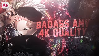 Tik Tok 4K QUALITY for Badass AMV Tutorial Free Preset  Project  After Effects AMV Tutorial 2023 [upl. by Airdnek]