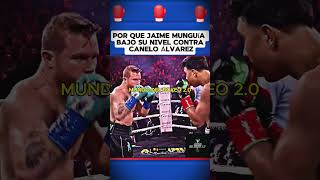 Por que Jaime Munguía bajo su nivel contra Canelo Álvarez boxeo boxing box [upl. by Alisia648]