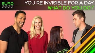 We ask Eurovision stars If youre invisible for a day  what would you do  Eurovision 2018 [upl. by Eivets]