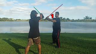 Dagobah Temple Offense Choreography training [upl. by Cahan]